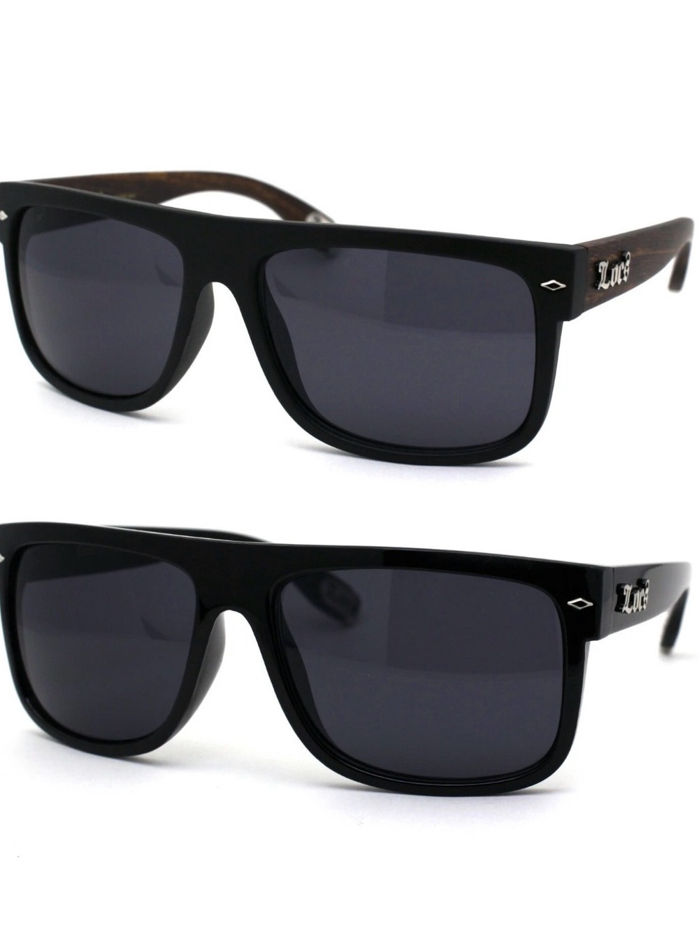 LOCS | OS | Hipster Gangster Hardcore Flat Top Men’s Unisex Sunglasses NWT